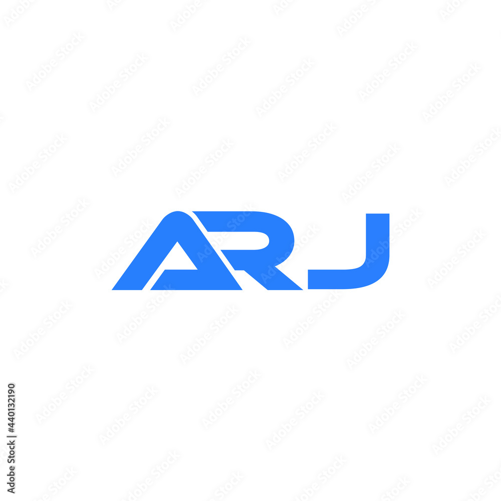 ARJ logo ARJ icon ARJ vector ARJ monogram ARJ letter ARJ minimalist ARJ triangle ARJ flat Unique modern flat abstract logo design 