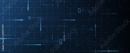 Abstract tech background. Futuristic technology interface