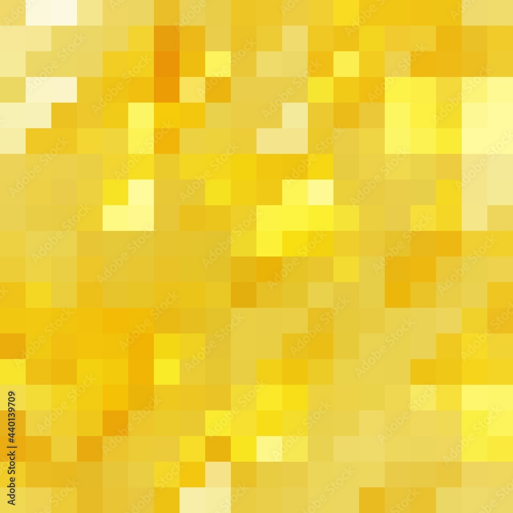 Abstract Yellow mosaic background. Vector background. Gold mosaic. Pixel art background. Abstract Yellow mosaic background. Vector background. Gold mosaic. Pixel art background.