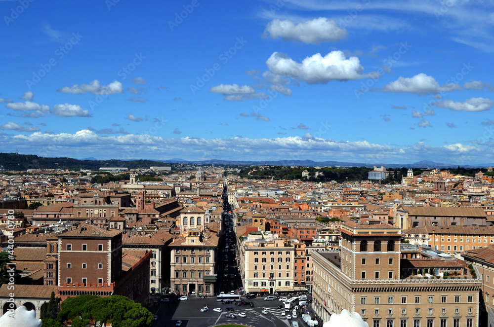 view of the city of Rome.