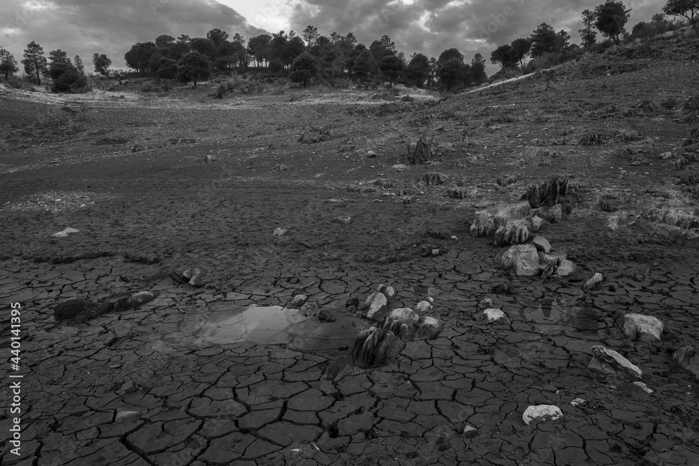 Landscape in the area of Granadilla. Extremadura, Spain. Landscape in the area of Granadilla. Extremadura, Spain.