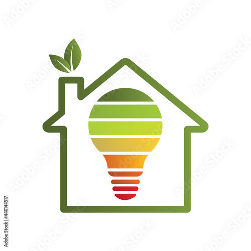 Ecology concept. Save world. Energy efficiency house.