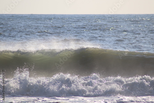 waves on the beach