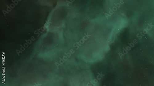 Space background with realistic nebula and shining stars. Colorful cosmos with stardust and milky way. Magic color galaxy. Infinite universe and starry night. 3d Render © ANDREI