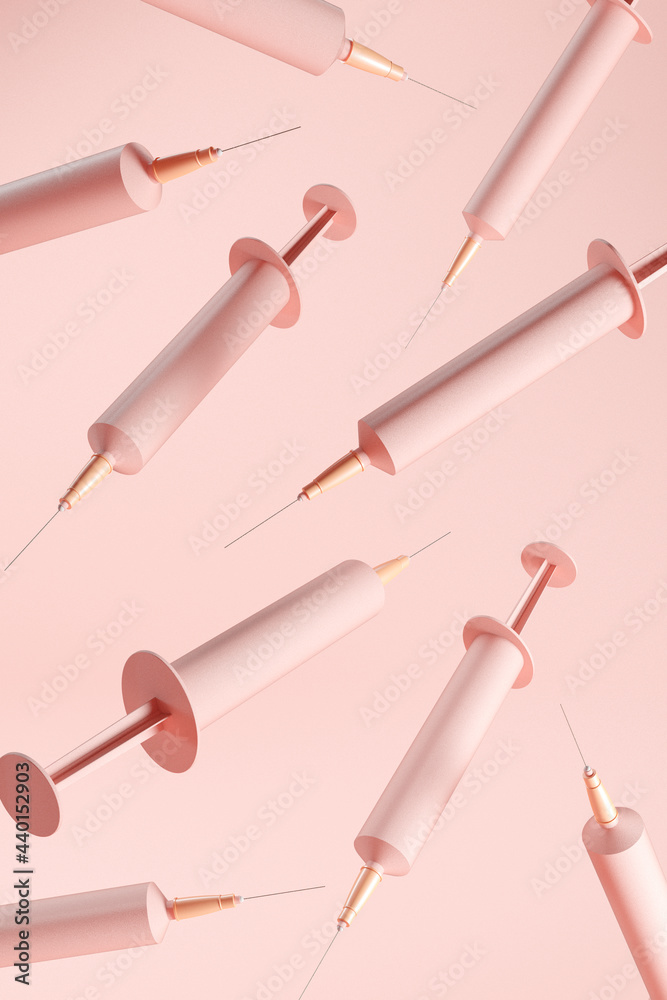 © George J/Westend61 - 3D illustration of floating surreal syringes © George J/Westend61 - 3D illustration of floating surreal syringes