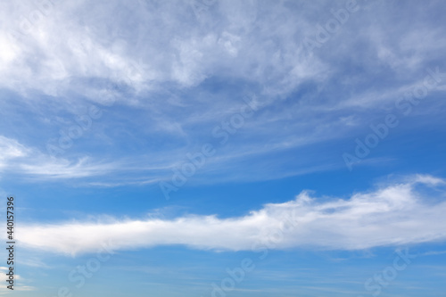 Wonderful blue skies with cirrus clouds