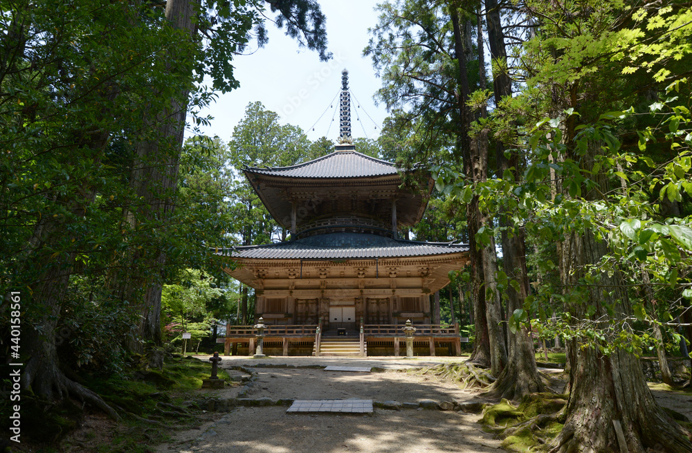 高野山壇上伽藍　西塔　和歌山県高野町