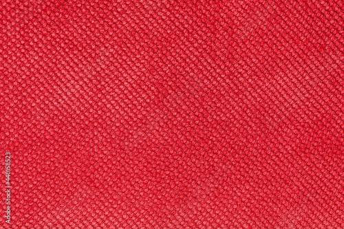 Background image - red fabric with a rough texture