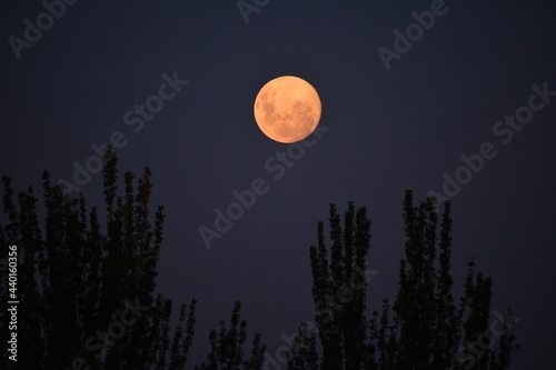 Full Moon Sky from Mendoza, Argentina, South America - The Wheel of Time