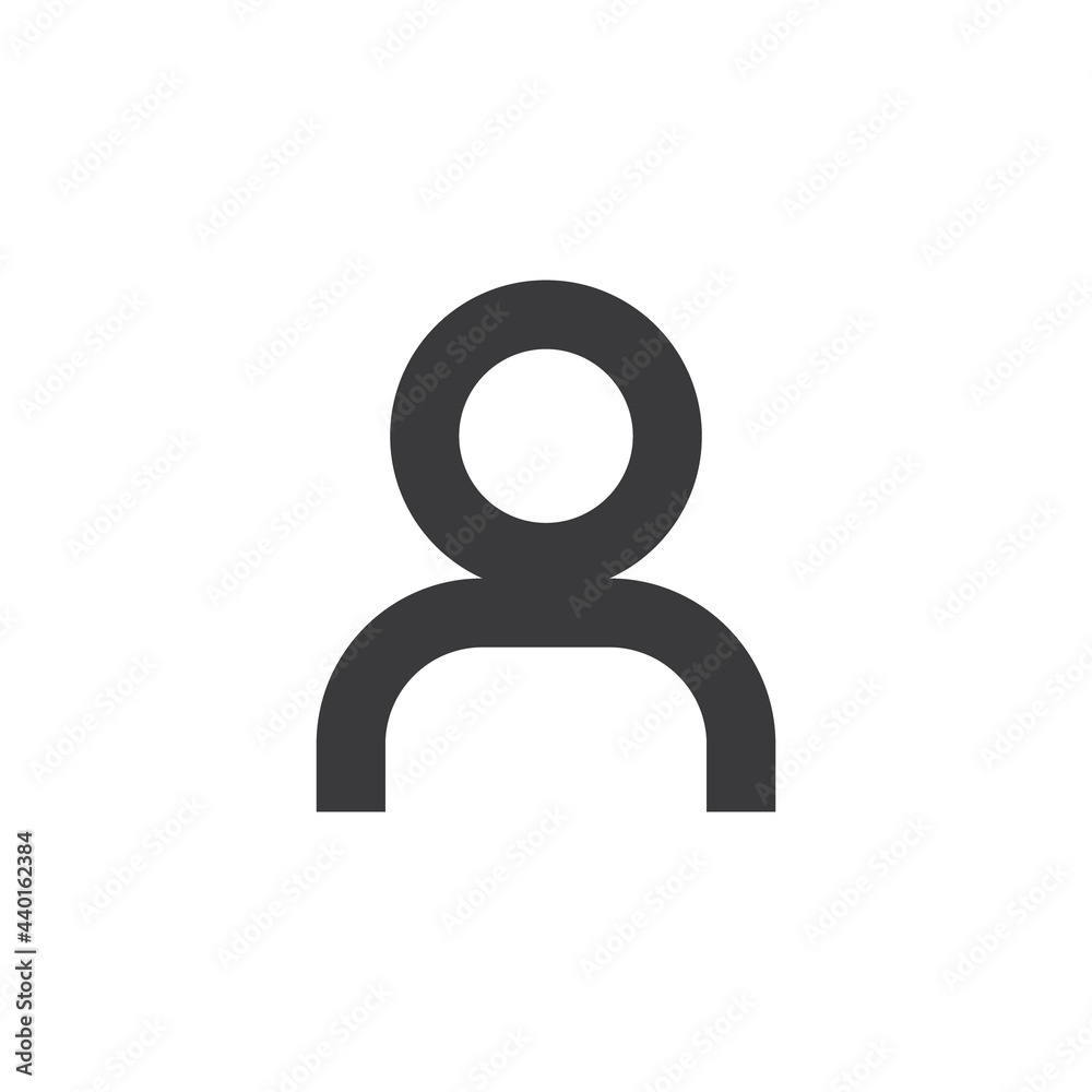 User icon. Human person symbol. Avatar login sign. User icon. Human person symbol. Avatar login sign.
