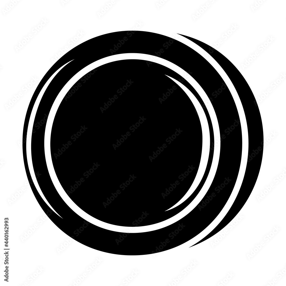 Vector glyph coconut icon. Isolated nut silhouette in cartoon style. Black pictogram on white background. Vector glyph coconut icon. Isolated nut silhouette in cartoon style. Black pictogram on white background.