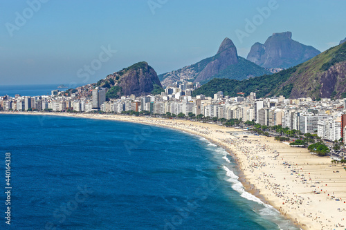 View of Copacabana Beach, Brazil