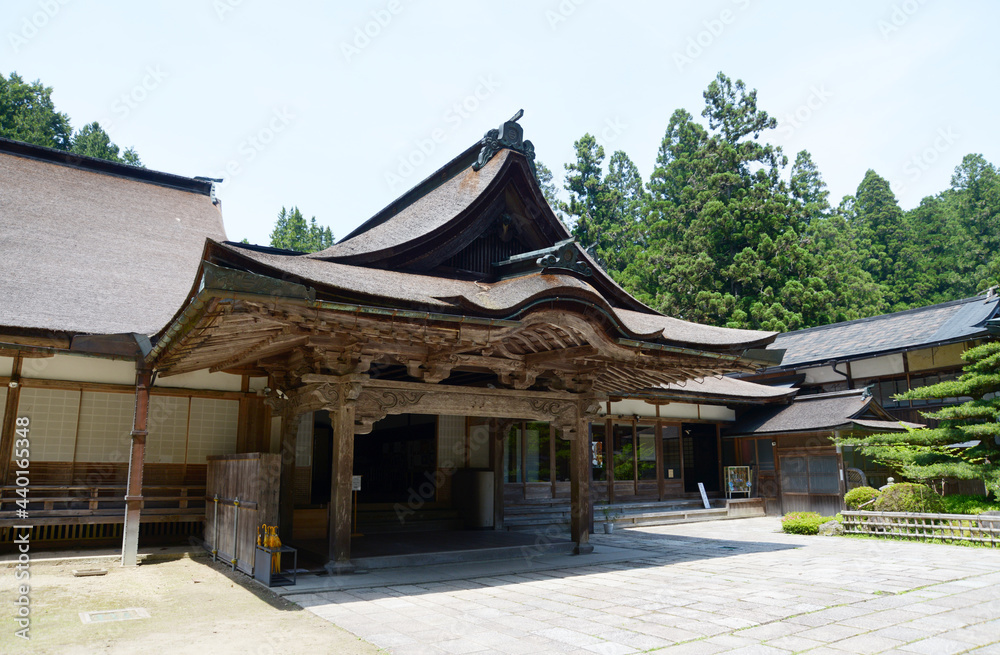 高野山　金剛三昧院　本坊玄関　和歌山県高野町