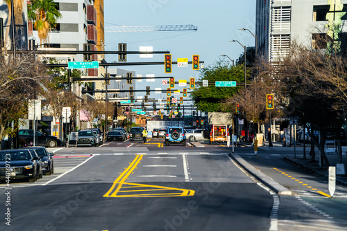 Downtown Tampa Summer City Streets