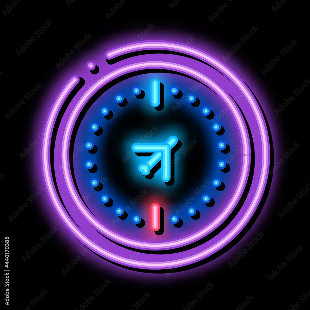 air navigation compass neon light sign vector. Glowing bright icon air navigation compass sign. transparent symbol illustration air navigation compass neon light sign vector. Glowing bright icon air navigation compass sign. transparent symbol illustration