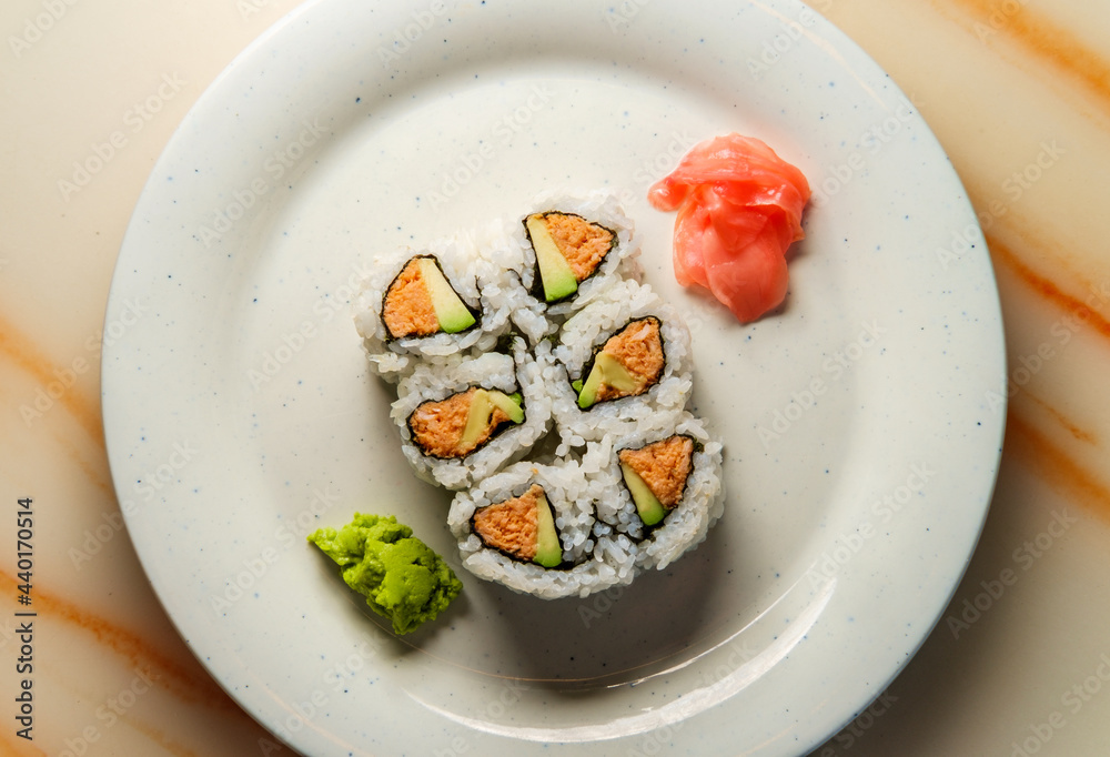 Japanese Sushi Tuna Roll