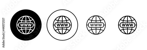 Web icon set. go to web icon. web click icon