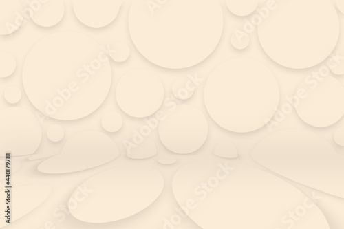 Abstract champagne color background. Empty background for graphic resource. Circles.