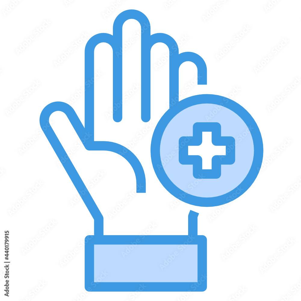 Hand Washing blue outline icon Hand Washing blue outline icon