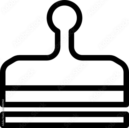 clone stamp minimal line icon