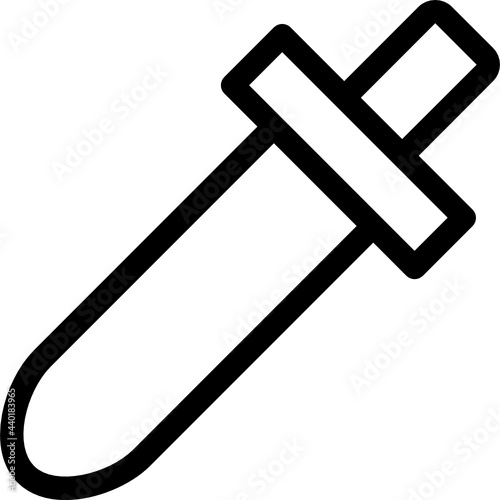 eyedropper minimal line icon