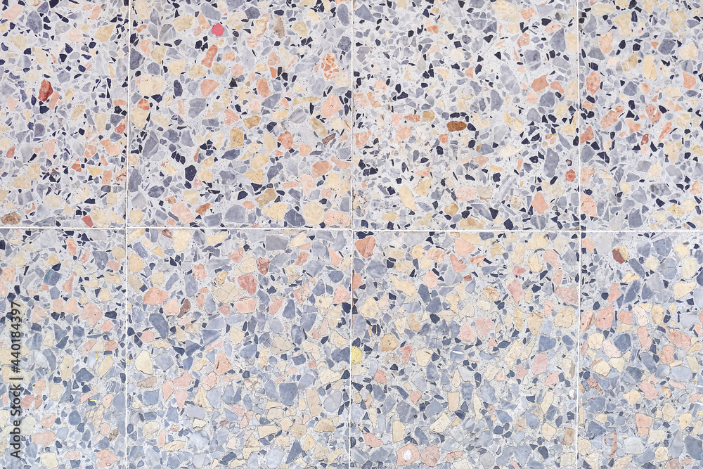 Fototapeta premium Terrazzo floor tile texture abstract background for design