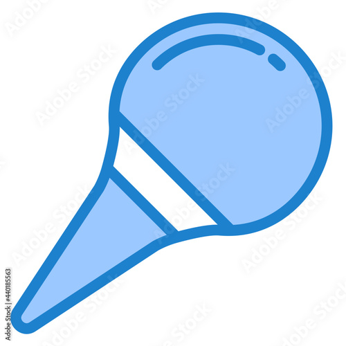 Nasal aspirator blue style icon