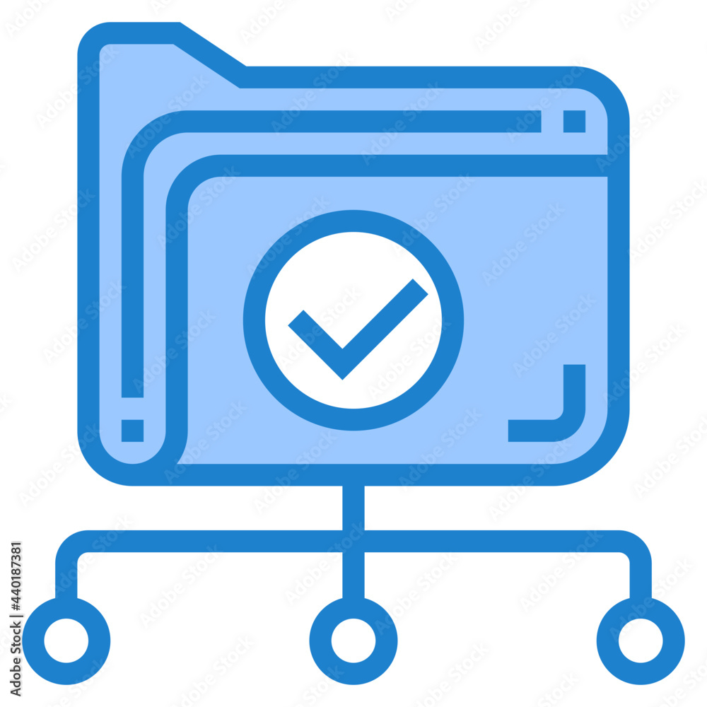 Data networks blue style icon Data networks blue style icon