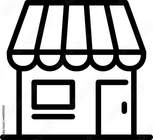 store shop minimal line icon