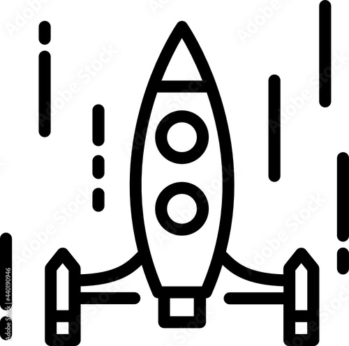 startup minimal line icon