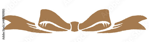 アンティークなリボンのオーナメント