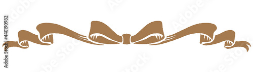 アンティークなリボンのオーナメント