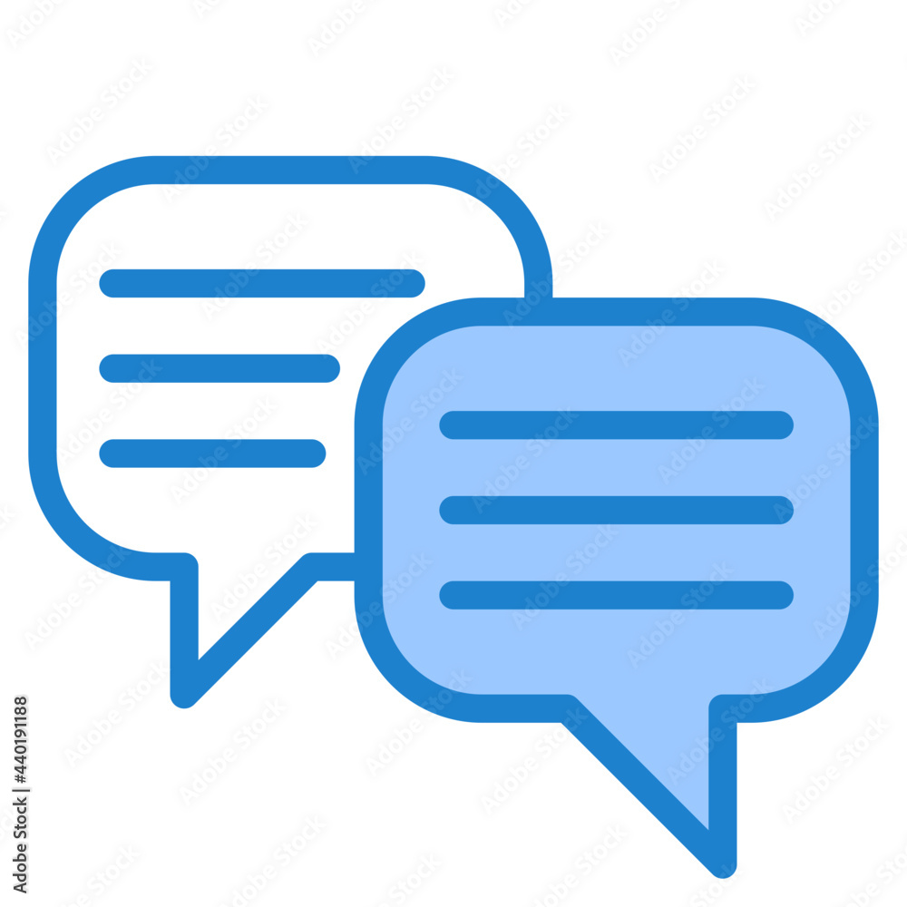 Client consulting blue style icon Client consulting blue style icon