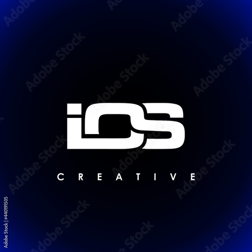 IOS Letter Initial Logo Design Template Vector Illustration