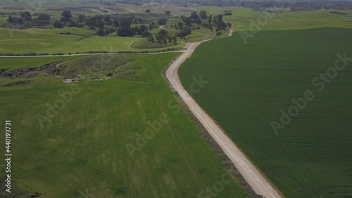 Aerial view over Green hills in Israel
Drone view from Ruhama , Israel 2021
 photo