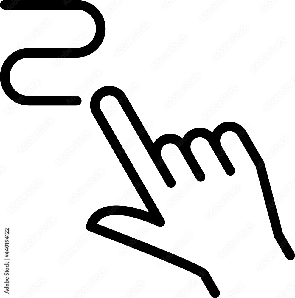 drag minimal line icon drag minimal line icon