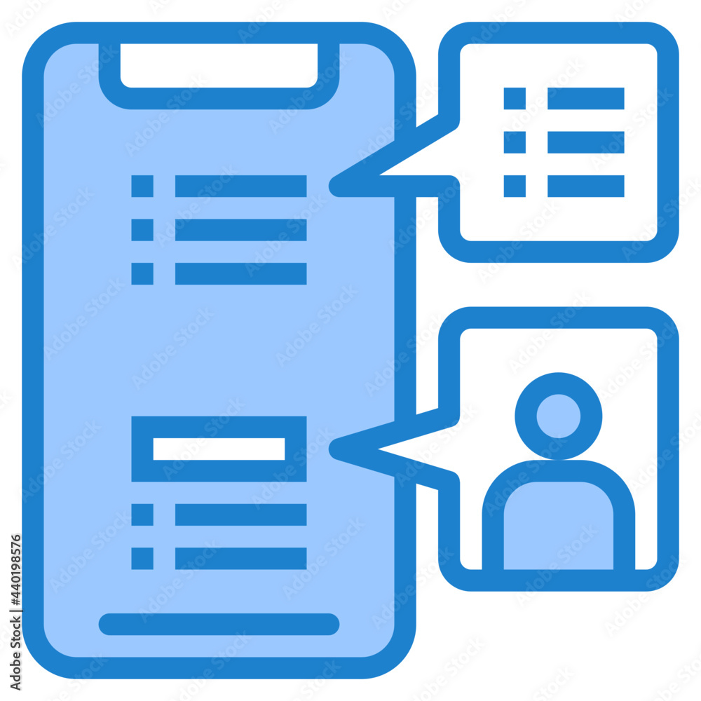 Inbox blue style icon Inbox blue style icon