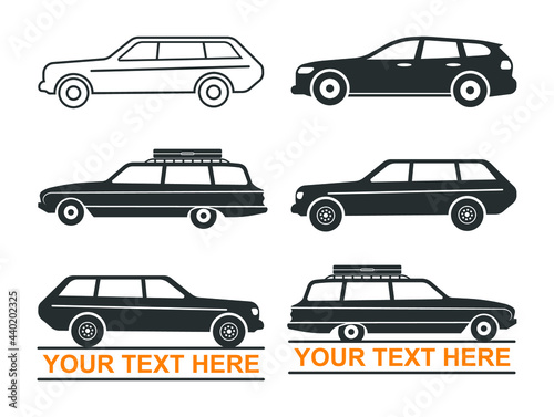 Station Wagon, Road Trip, Station Wagon Vector, Station Wagon, Family Vacation