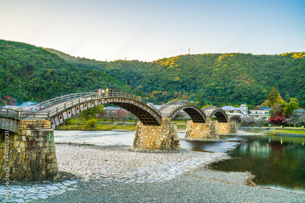 Kintai Bridge in Iwakuni, Japan