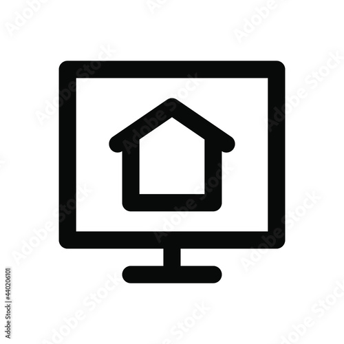 Home monitoring icon