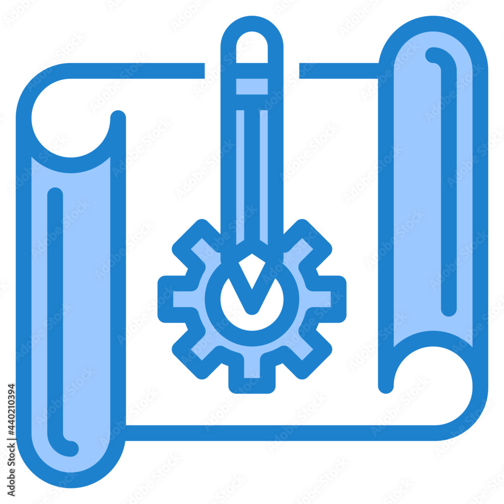 Design blue style icon Design blue style icon