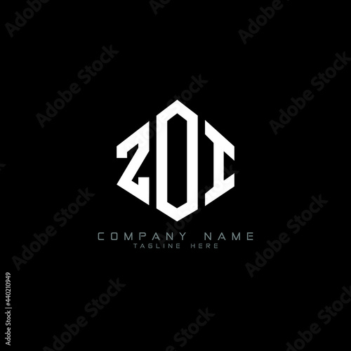 Free Download ZOI letter logo design with polygon shape. ZOI polygon logo monogram. ZOI cube logo design. ZOI hexagon vector logo template white and black colors. ZOI monogram, ZOI business and real estate logo.  - GFXLoad