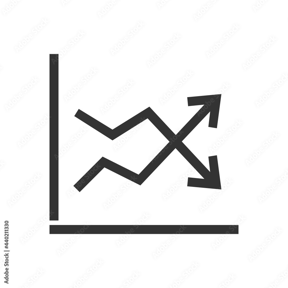 Business Graph solid icon Business Graph solid icon