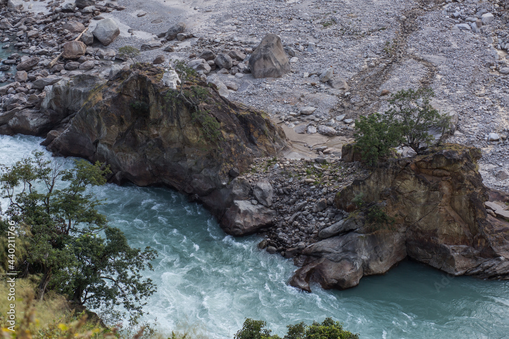 Karnali River in Nepal. The only wild and scenic and free flowing River.