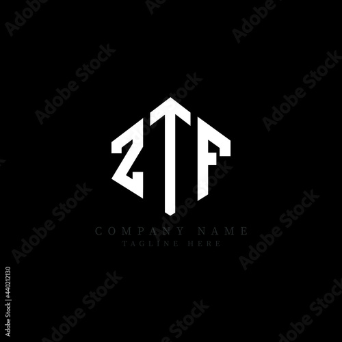 Free Download ZTF letter logo design with polygon shape. ZTF polygon logo monogram. ZTF cube logo design. ZTF hexagon vector logo template white and black colors. ZTF monogram, ZTF business and real estate logo.  - GFXLoad
