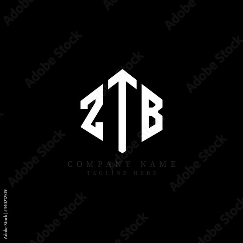 Free Download ZTB letter logo design with polygon shape. ZTB polygon logo monogram. ZTB cube logo design. ZTB hexagon vector logo template white and black colors. ZTB monogram, ZTB business and real estate logo.  - GFXLoad