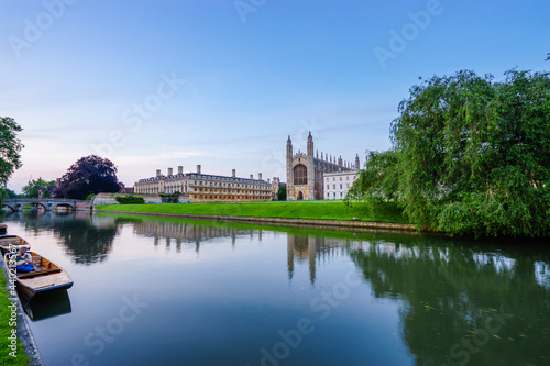 Scenic view of Cambridge architecture in England