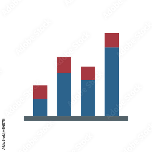 Business Graph flat icon