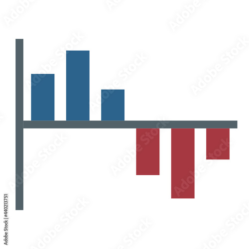 Business Graph flat icon