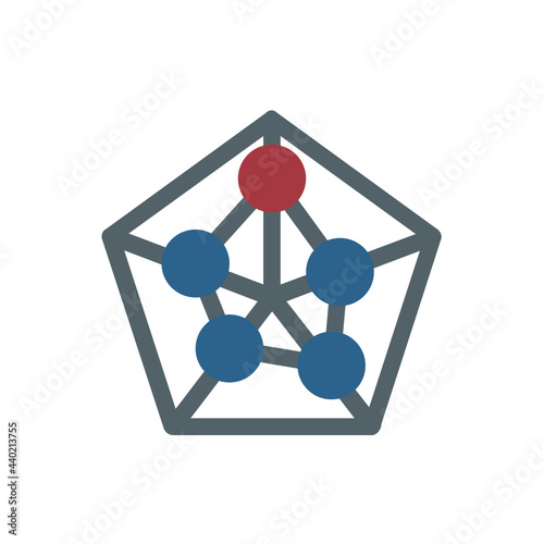 Business Graph flat icon